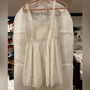 LoveShackFancy white sundress